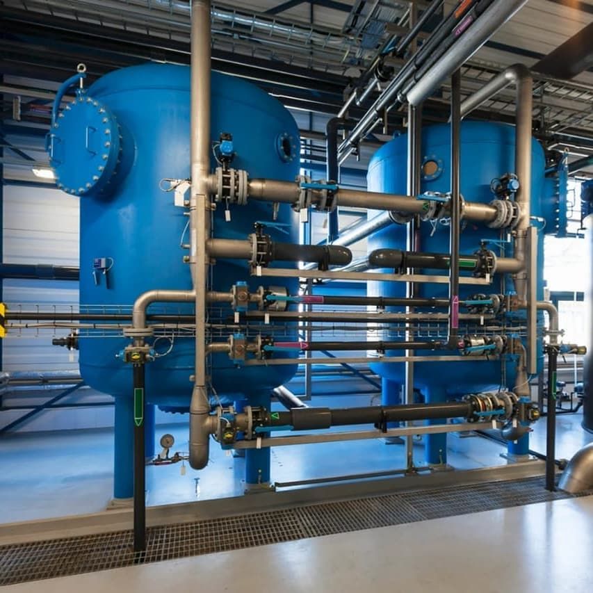 Iron removal plant
